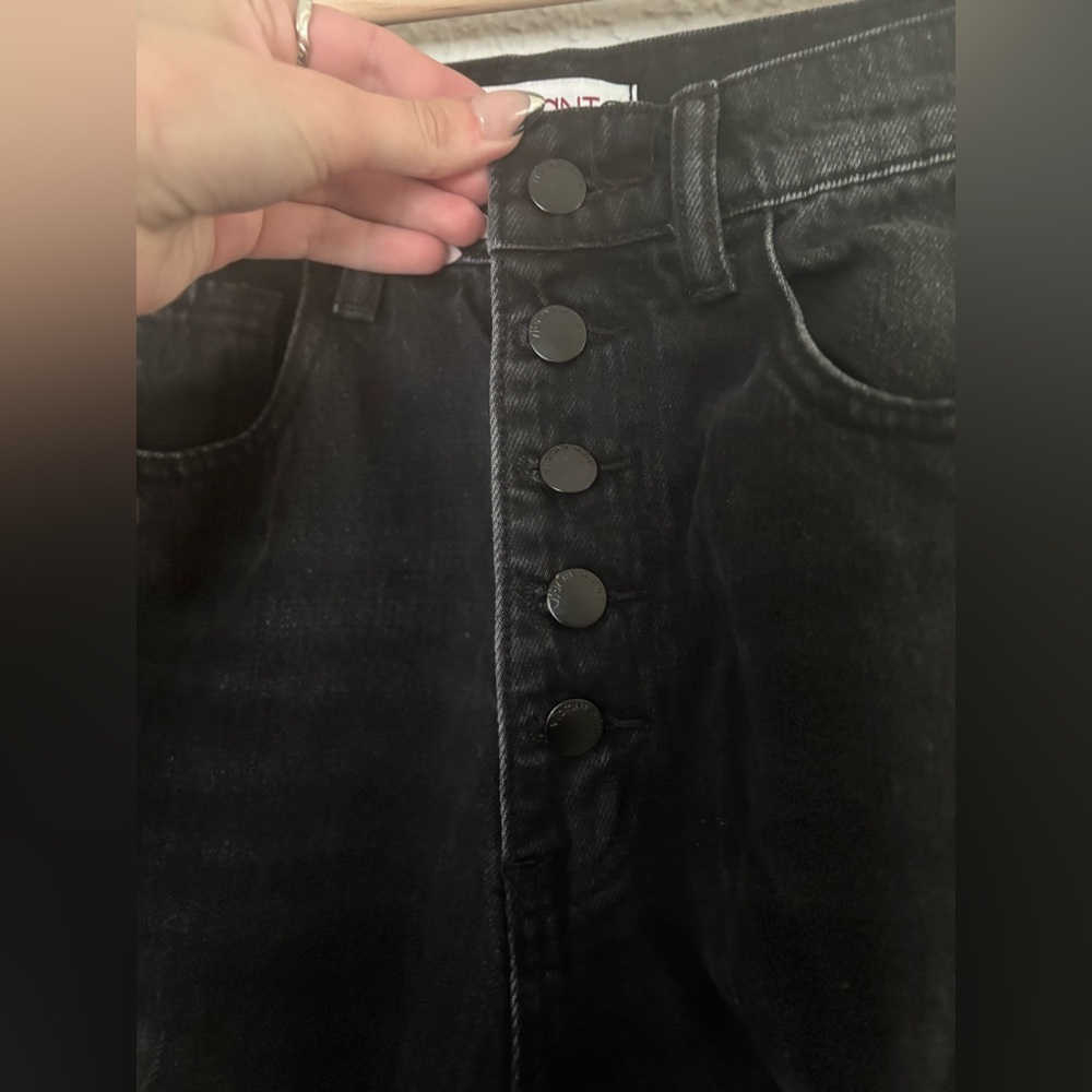 Western Distressed Black Jeans - Picture 4 of 8